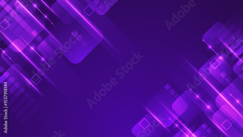 Purple Violet Technology Gradient Vector Background