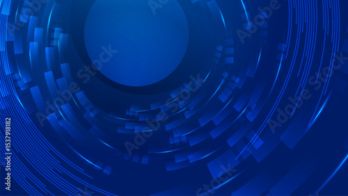 Blue Technology Gradient Vector Background