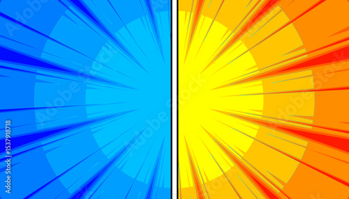 Versus fight background comic style design. Vector illustration.