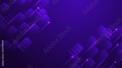 Purple Violet Technology Gradient Vector Background