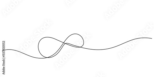 infinity symbol line art minimalism handdrawn