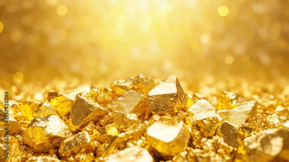 Golden nugget gold mineral shiny metal precious metal natural gold gold ore raw gold gold rock yellow metal valuable mineral wealth treasure luxury shiny nugget gold texture gold background gold