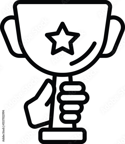 Success Trophy Icon 