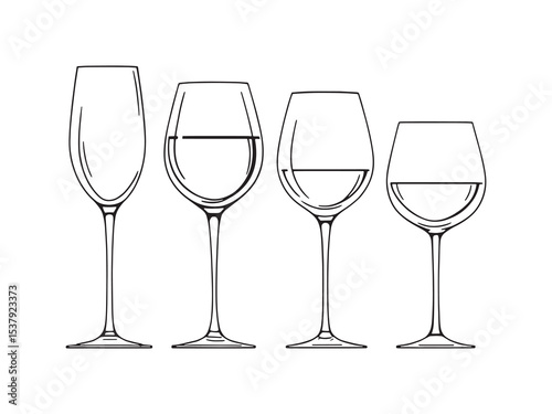 glass of wine icon design