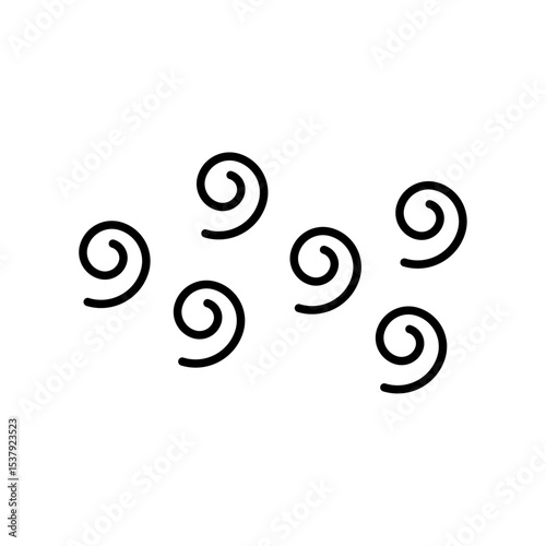 Disaster related icon with editable outline