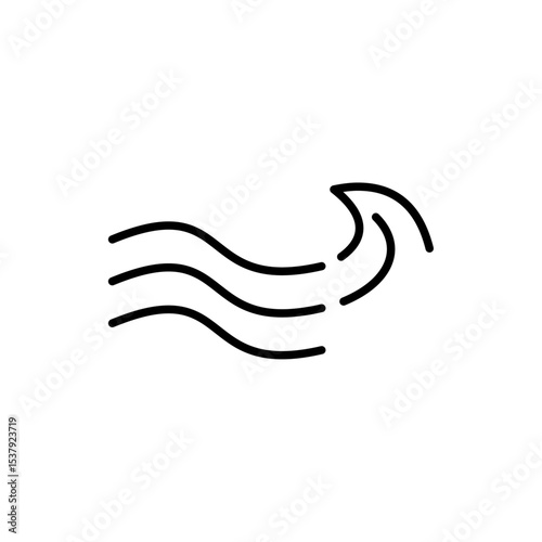 Disaster related icon with editable outline