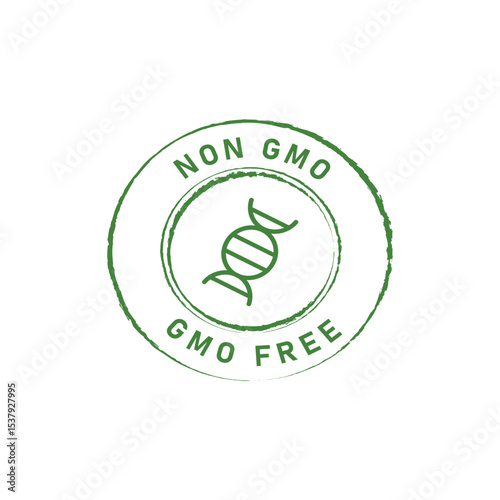 NON GMO Free ICON VECTOR LOGO