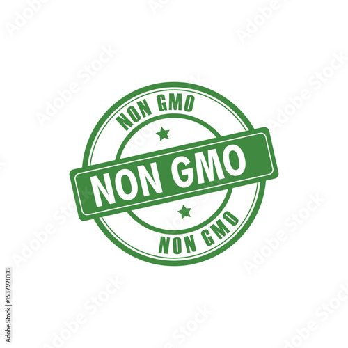 NON GMO ICON VECTOR LOGO