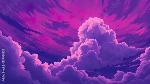 soft pastel gradient sky
