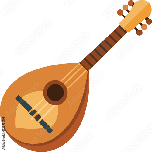 acoustic guitar vector illustration