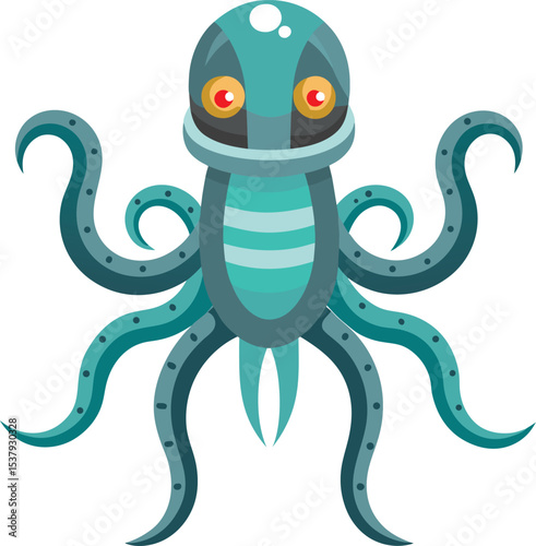 octopus cartoon character