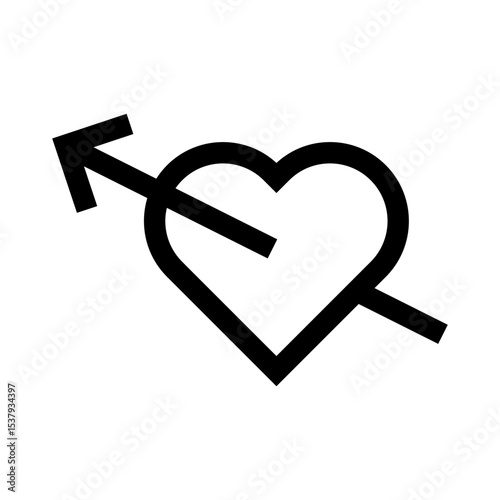 Arrow Heart Icon