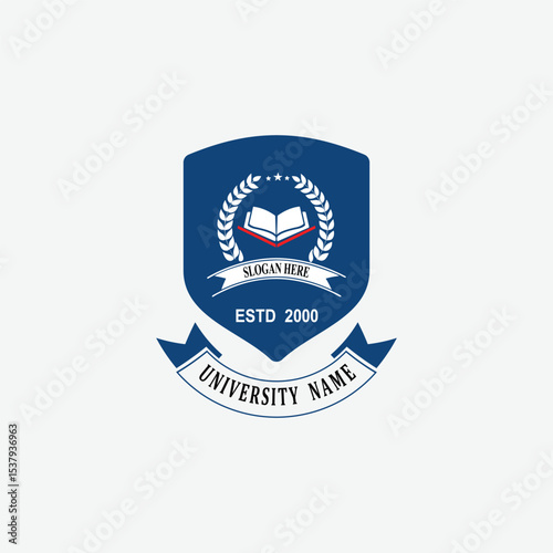 3111 educational logo school college university learning institute book academy organization