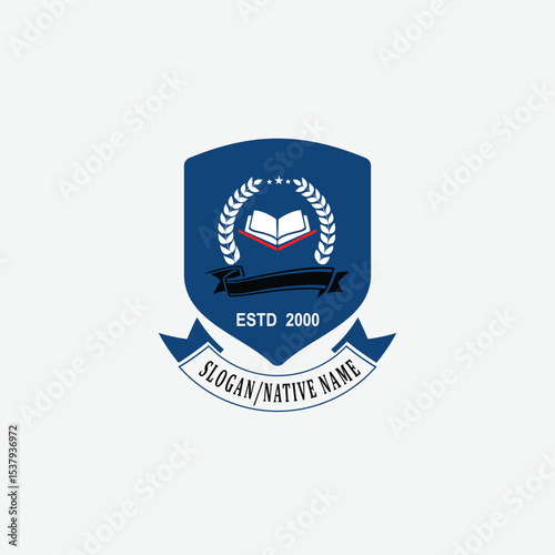 3112 educational logo school college university learning institute book academy organization