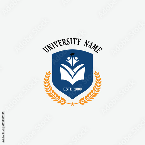 3116 educational logo school college university learning institute book academy organization