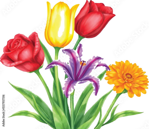 bouquet of tulips