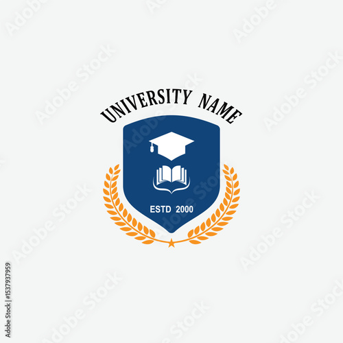 3134 educational logo school college university learning institute book academy organization