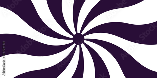 Abstract vivid, radial spiral burst pattern with red and white curved rays. Dynamic and symmetrical,Sunset light retro design. Vintage sunrays swirl sun beam pattern. Swirl texture with stripes.