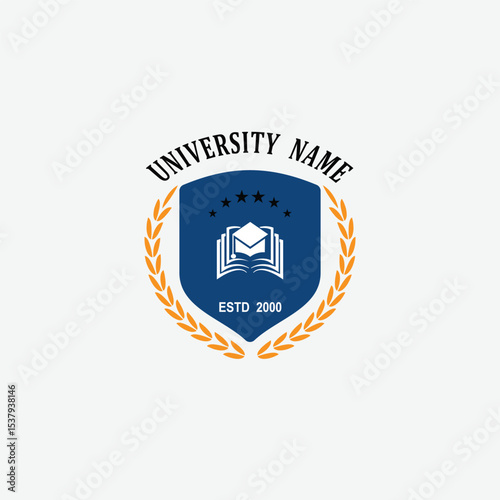 3139 educational logo school college university learning institute book academy organization