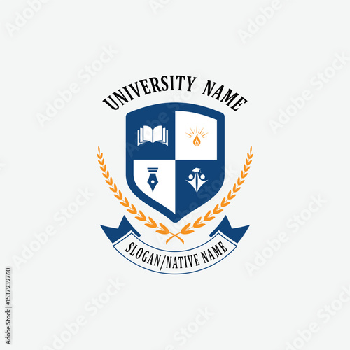 3160 educational logo school college university learning institute book academy organization