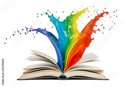 Where Stories Come Alive: Rainbow Creativity from an Open Book