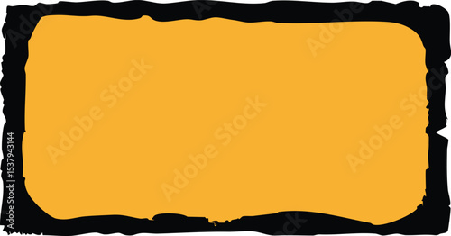 Vector of Handmade Aged Paper with Coarse Fibers and Uneven Edges – Historic Scroll or Ancient Manuscript Texture on White Background