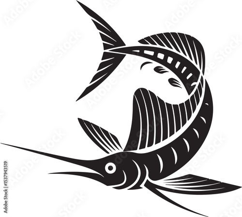 Leaping Large Mouth Bass Silhouette – Black Vector Fish Illustration on White Background

Leaping Large Mouth Bass Silhouette – Black Vector Fish Illustration on White Background