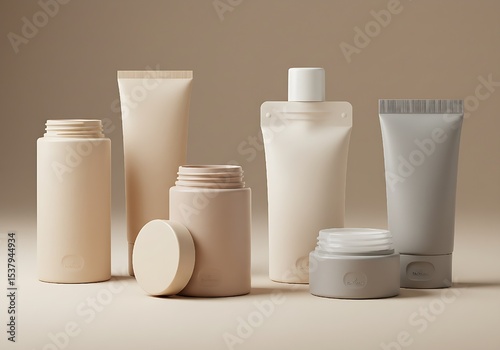 Sustainable Beauty: Refillable Cosmetic Containers in Timeless Neutrals