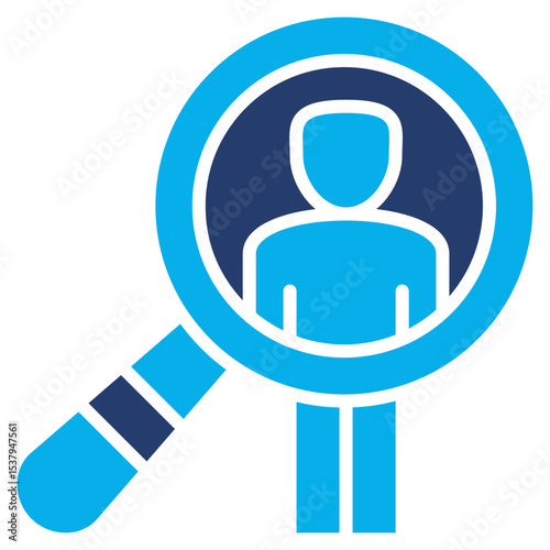 Recruit solid color icon