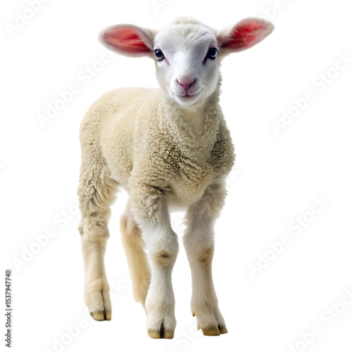 Cute Lamb: Farm Animal Photography, Baby Sheep, Wool, Spring Lamb, Livestock