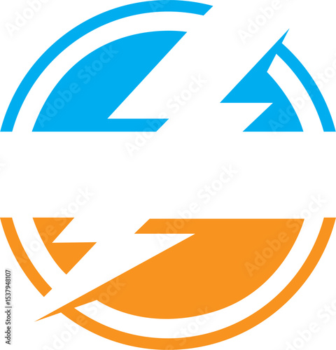 Free Download Lightning electric power logo Electric service logo design concept icon design vector - GFXLoad