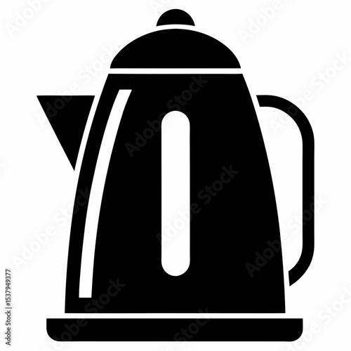 electric kettle isolated on white