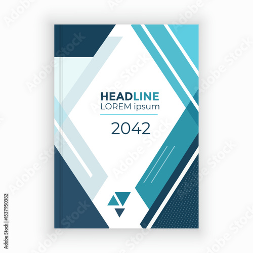 Unique Corporate Book Cover Design Template in A4. Can be adapt to Brochure, Annual Report, Magazine,Poster, Business Presentation, Portfolio, Flyer, Banner, Website.
