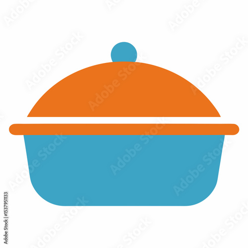 vector illustration of a restaurant icon
