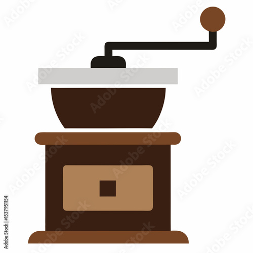 coffee grinder and coffee beans