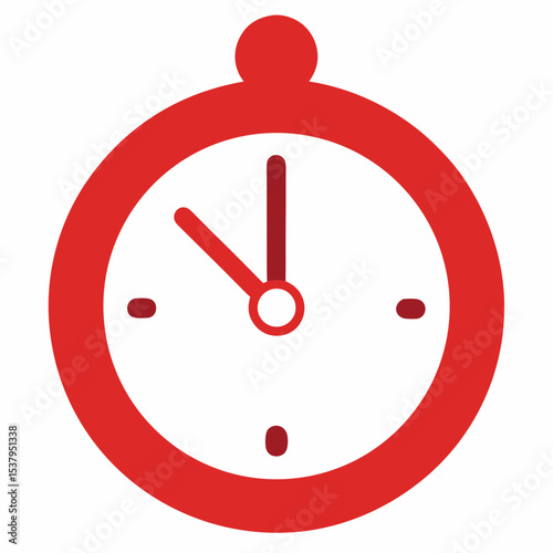 kitchen-clock-icon-on-white-background--.