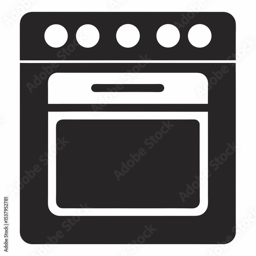 oven-front-view-icon-on-white-background
