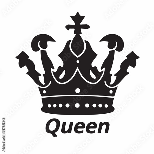crown icon vector illustration