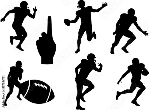 American Football Player Vector graphics