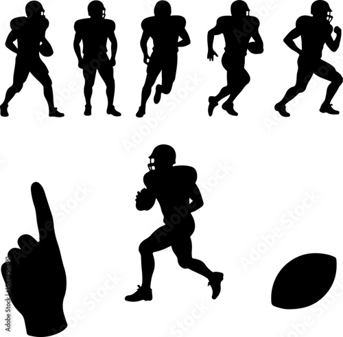 American Football Player Vector graphics