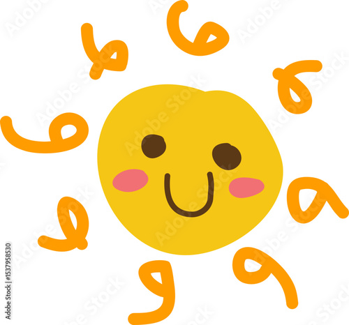 Summer Sun Character