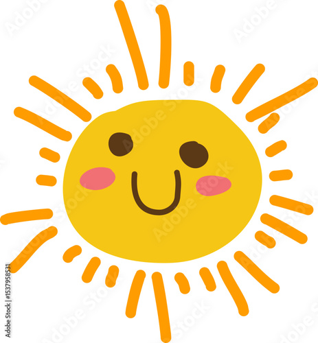 Summer Sun Character