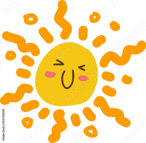 Summer Sun Character