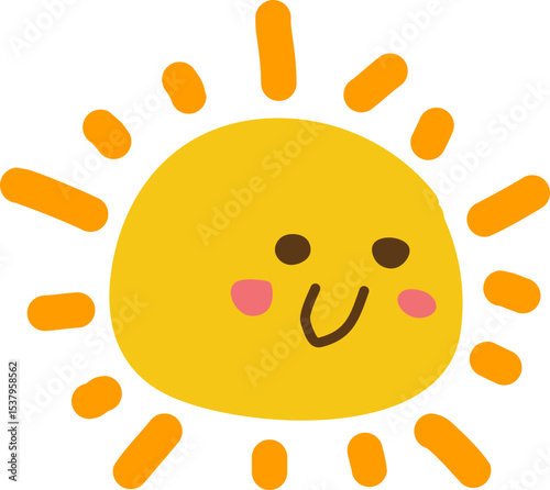 Summer Sun Character