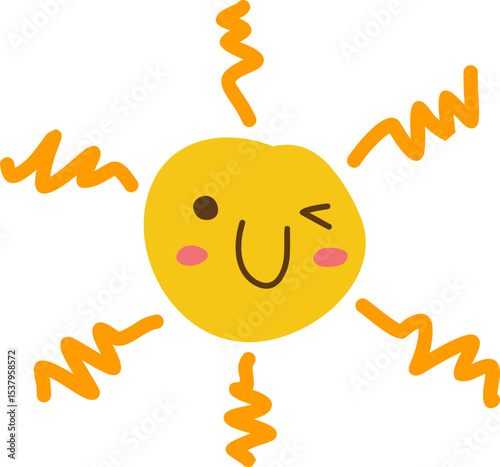 Summer Sun Character