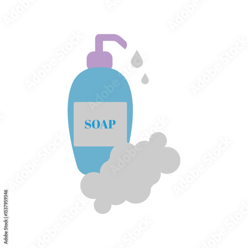  soap logo icon illustration flat
