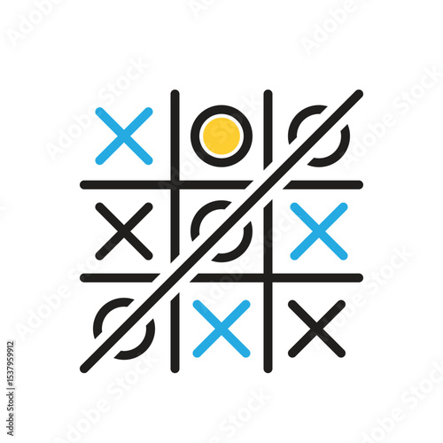 Multi color icon for toe