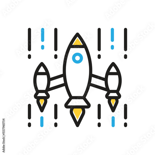 Multi color icon for invasion