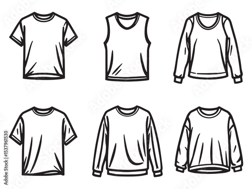 Minimalist T Shirt Illustrations