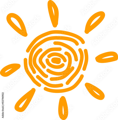 Summer Sun Doodle